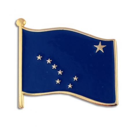 Alaska State Flag Pin 