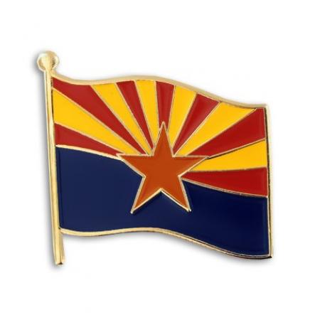 Arizona State Flag Pin 