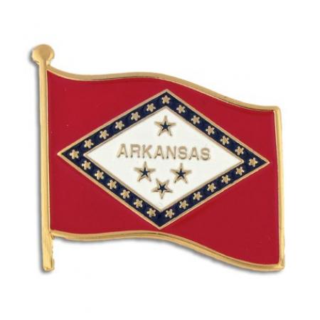 Arkansas State Flag Pin 