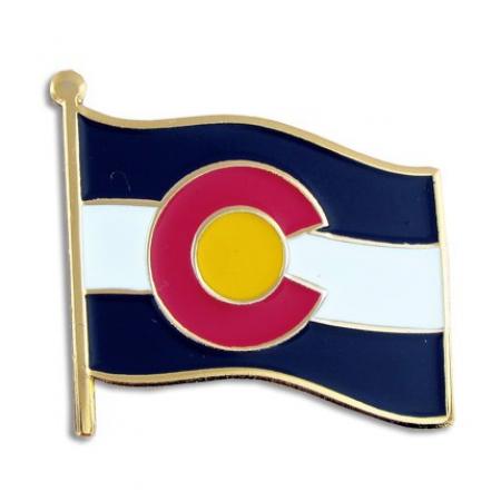 Colorado State Flag Pin 