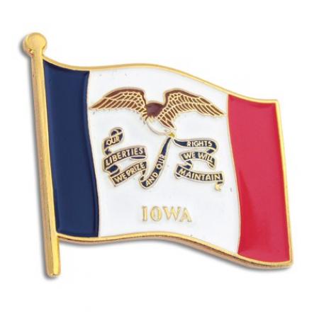 Iowa State Flag Pin