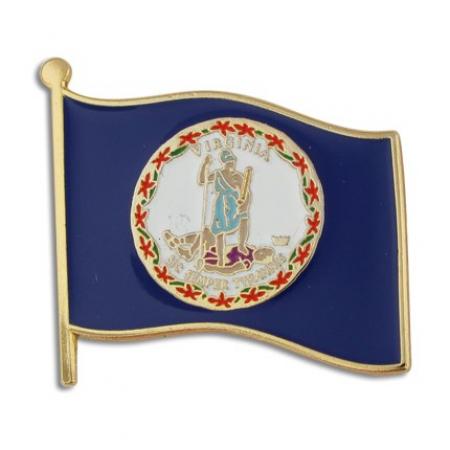 Virginia State Flag Pin