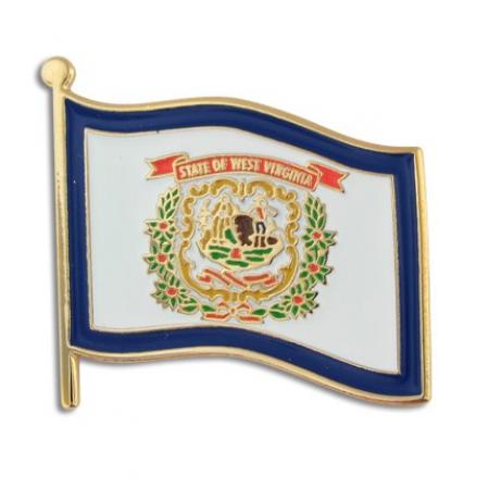 West Virginia State Flag Pin