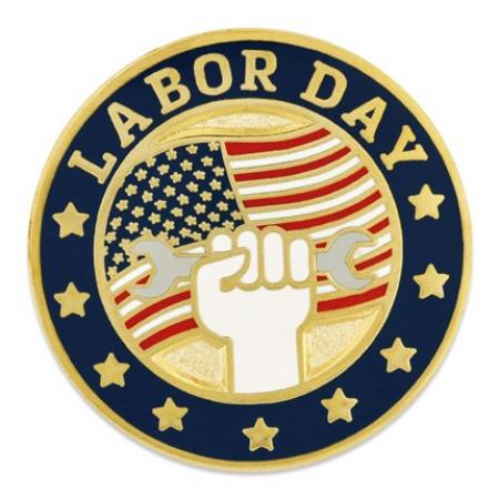 Labor Day Pin