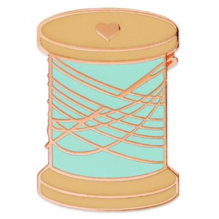 Spool of Thread Pin Magnetic Back