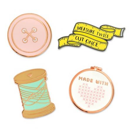 Stitch-N-Sew 4-Pin Set Magnetic Back