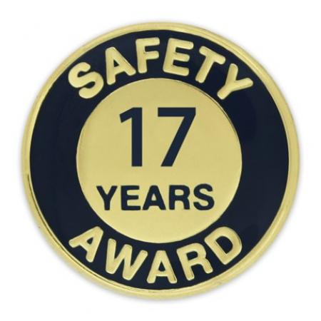 Safety Award Pin - 17 Years 
