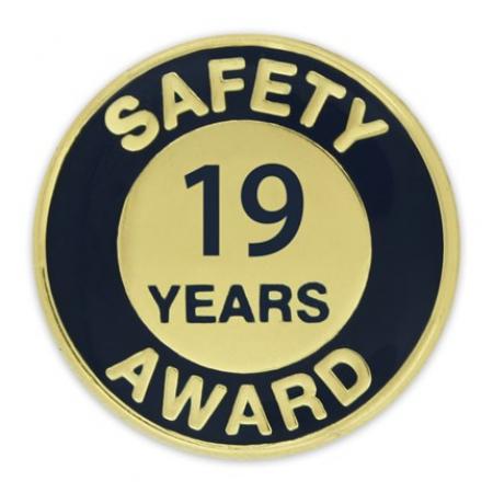 Safety Award Pin - 19 Years 