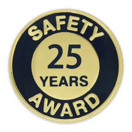 Safety Award Pin - 25 Years 