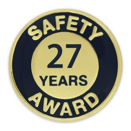 Safety Award Pin - 27 Years 