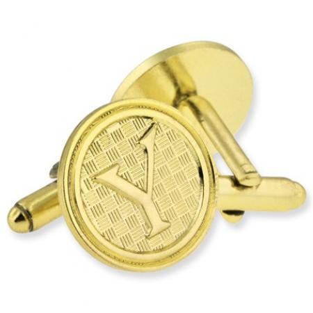Letter Y Cufflink Set