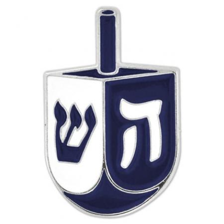 Dreidel Lapel Pin