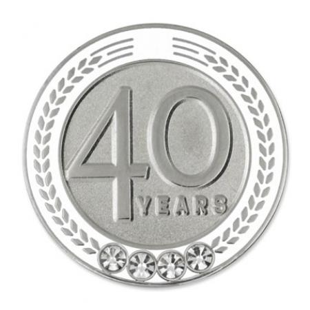 Years of Service Pin - 40 Years 