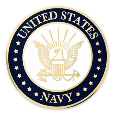 Navy Coin - Engravable 