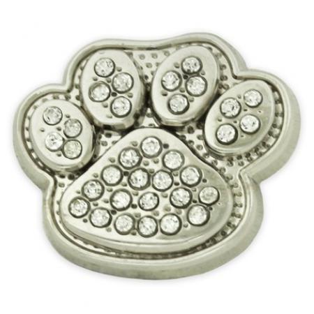 Rhinestone Paw Pin - Small