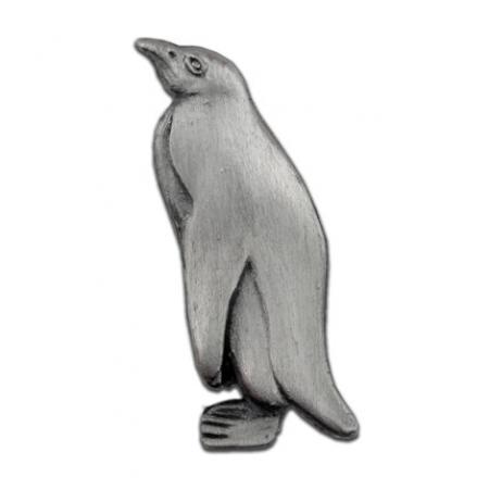 Penguin Pin - Antique Silver