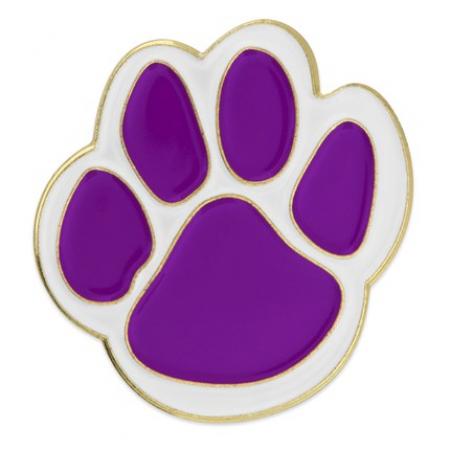 Purple Paw Pin