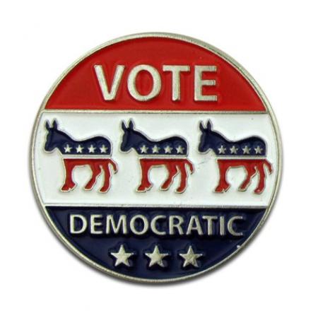Vote Democratic Pin
