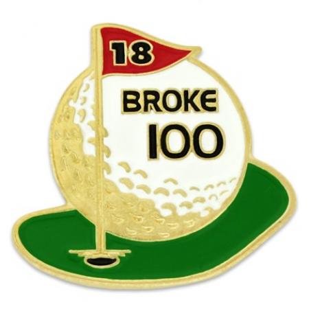 Golf - Broke 100 Pin 