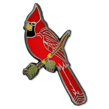Cardinal Bird Pin