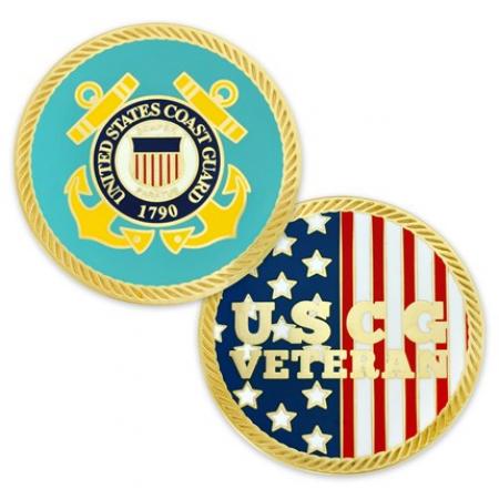 U.S. Coast Guard Veteran Coin 