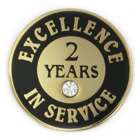 Excellence In Service Pin - 2 Years 