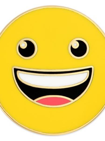 Happy Emoji Pin