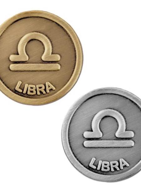 Libra Zodiac Pin