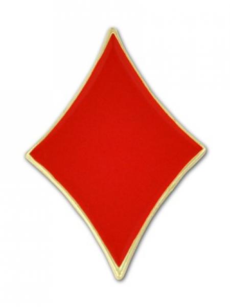 Red Diamond Lapel Pin