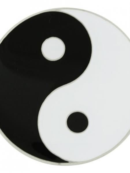 Taoism Yin Yang Enamel Pin