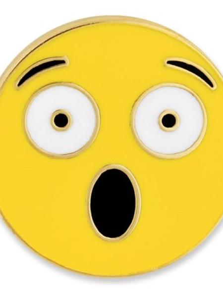 Surprised Emoji Pin