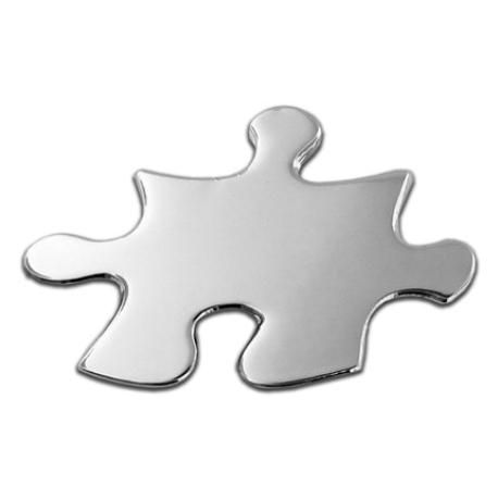     Puzzle Piece Pin with Card