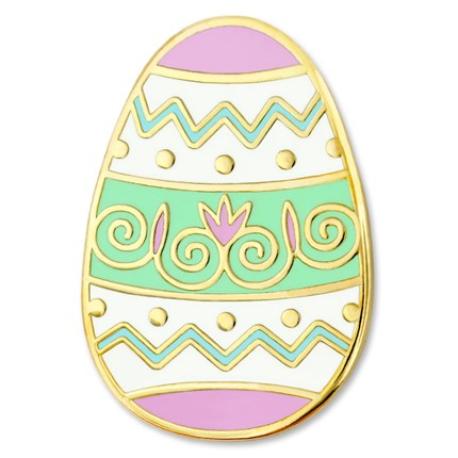     Decorated Easter Egg Pin