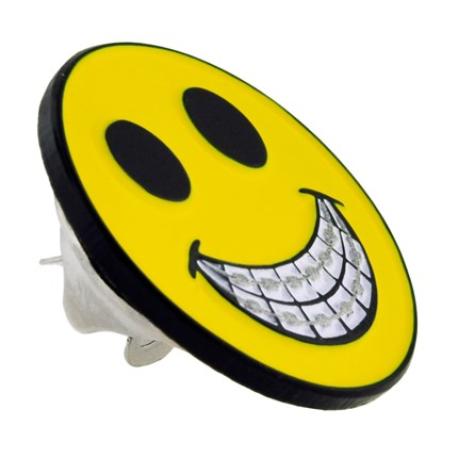     Smiley Face Braces Pin