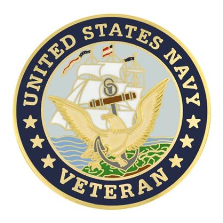     Navy Veteran Coin - Engravable