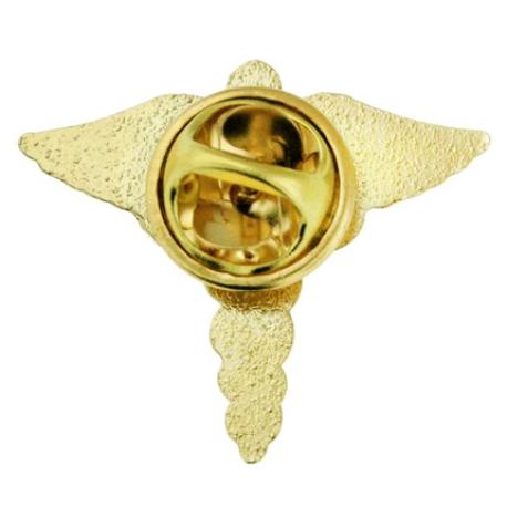     Caduceus Pin - Gold