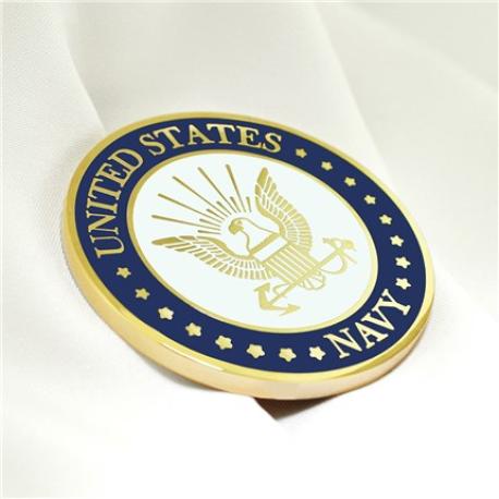     Navy Coin - Engravable