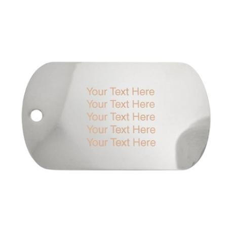     Thin Red Line Dog Tag - Engravable