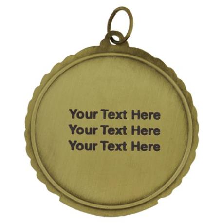     Lamp of Knowledge Medal - Engravable