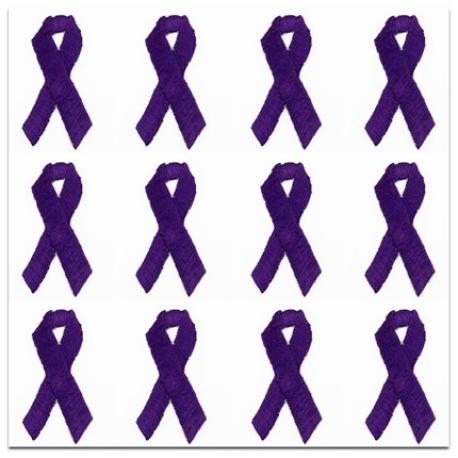     Applique - Purple Ribbon